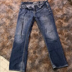 BKE Men's Bootcut Jeans in Classic Blue